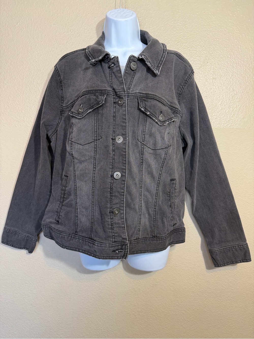 Style & Co. Plus Women's Stretch Denim Excellent Jacket Size 16W